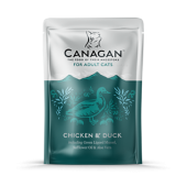 Canagan Grain Free For Adult Cat Chicken & Duck Pouches  無穀物雞肉及鴨肉鮮肉滋味包 85g X 8